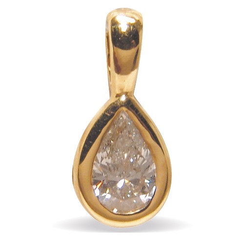 Pendentif diamant poire n°1