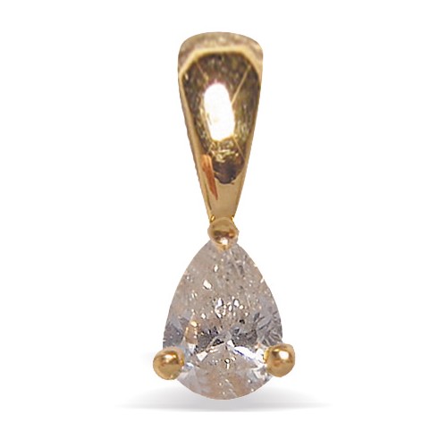 Pendentif diamant poire n°2